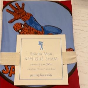 Pottery barn kids Spider-Man sham